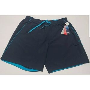 Speedo Mens Swim Trunk Navy Blue Size XXL